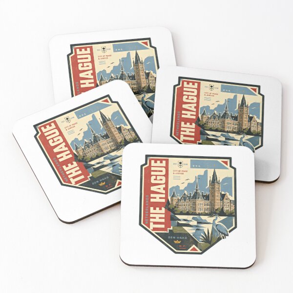 Item preview, The Hague Netherlands City Of Peace & Justice Den Haag Travel Souvenir designed and sold by Star3NowForMe.
