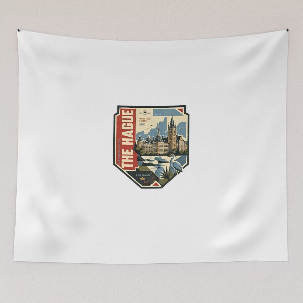 Item preview, The Hague Netherlands City Of Peace & Justice Den Haag Travel Souvenir designed and sold by Star3NowForMe.