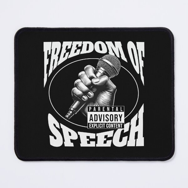 Item preview, FREEDOM OF SPEECH designed and sold by SPOOFSHIRT.