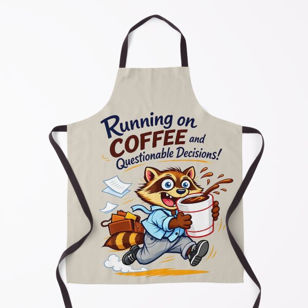 Item preview, Running on Coffee and Questionable Decisions designed and sold by ZanyPaintbrush.