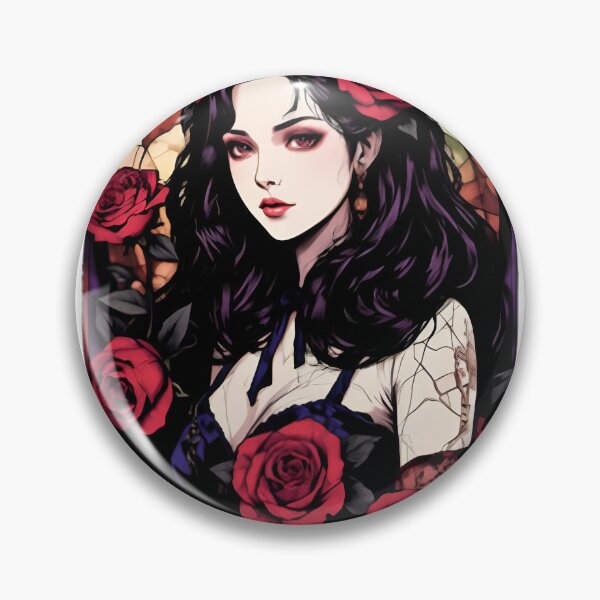 Item preview, Gothic Vampire Blood Roses Midnight Beauty Dark Art | ⭐⭐⭐⭐⭐ Best Seller designed and sold by MichaelLee752.
