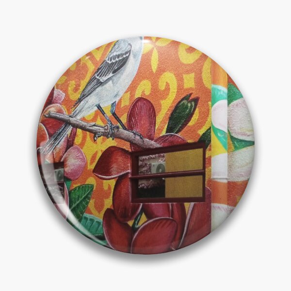 Item preview, Colorful Mural with Bird and Flowers designed and sold by Anshikakhakur.