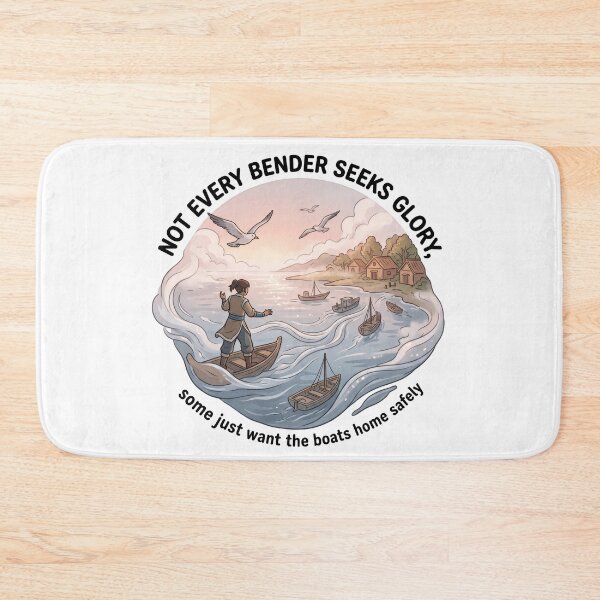 Item preview, Waterbending Fishing Village Dawn designed and sold by LunaMarkos.