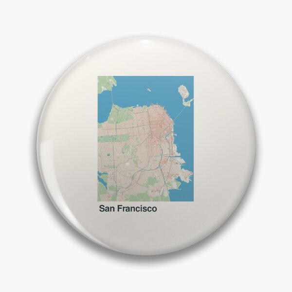Item preview, San Francisco Minimalistic Map Art designed and sold by MapsNerd.