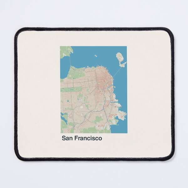 Item preview, San Francisco Minimalistic Map Art designed and sold by MapsNerd.