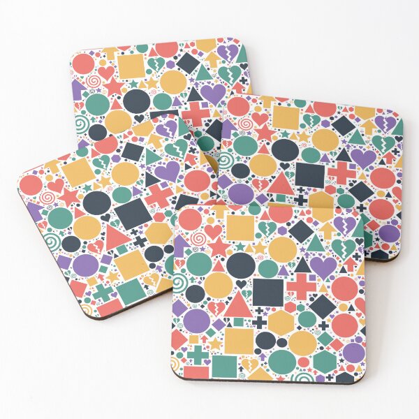 Item preview, Geometric Playground - Colorful Party designed and sold by TexSta.