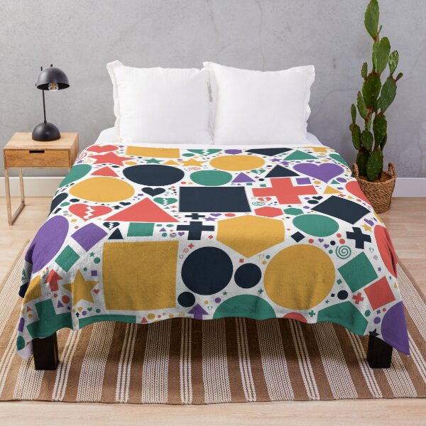 Item preview, Geometric Playground - Colorful Party designed and sold by TexSta.