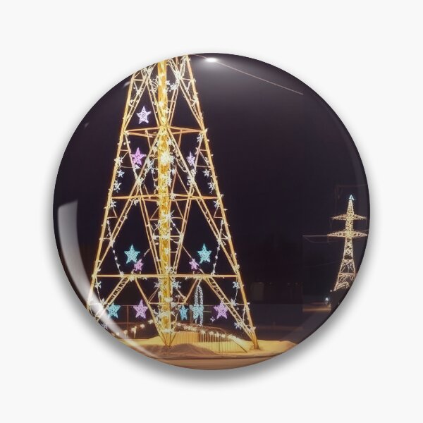 Item preview, Illuminated Power Tower Starry Winter Night designed and sold by Pylon-Bureau.