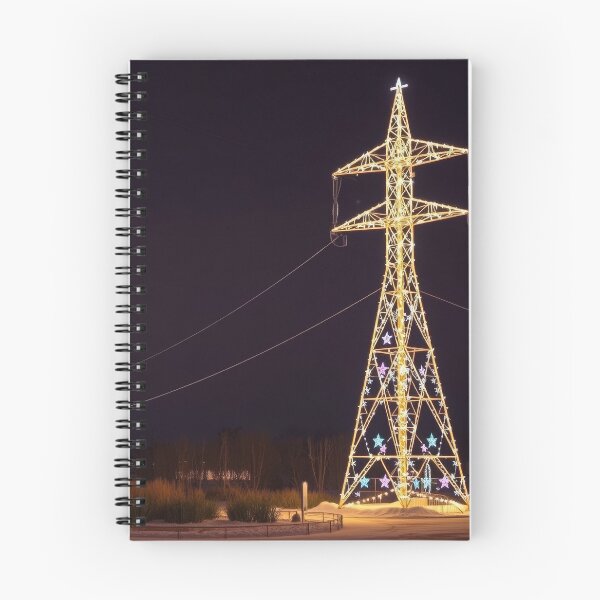 Item preview, Illuminated Power Tower Starry Winter Night designed and sold by Pylon-Bureau.
