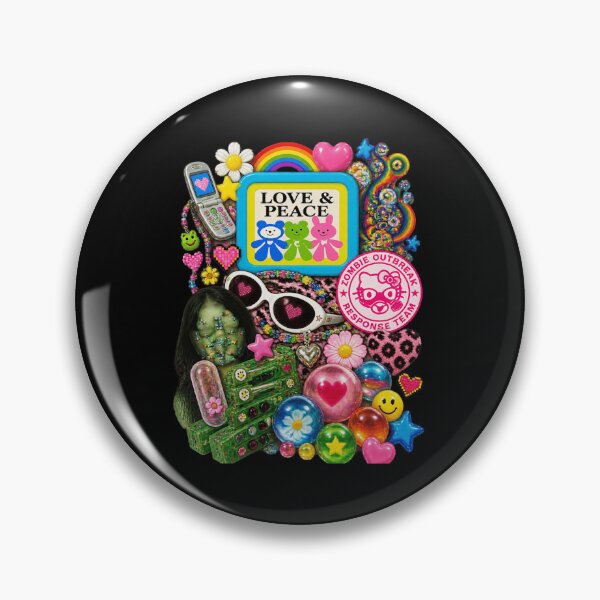 Item preview, Love & Peace Collage Retro Aesthetic designed and sold by EvanCabrera.