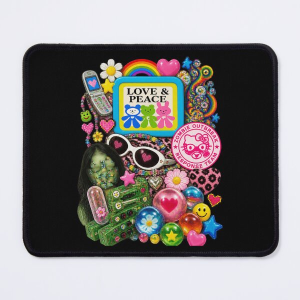 Item preview, Love & Peace Collage Retro Aesthetic designed and sold by EvanCabrera.