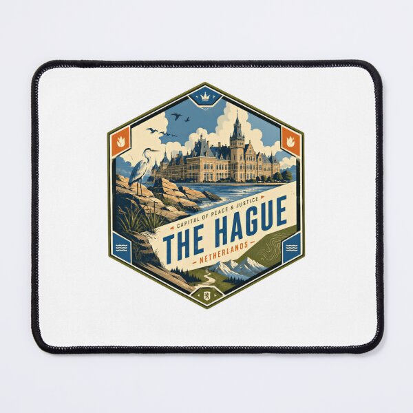 Item preview, Capital Of Peace & Justice The Hague Netherlands Travel Tourist Souvenir designed and sold by Star3NowForMe.