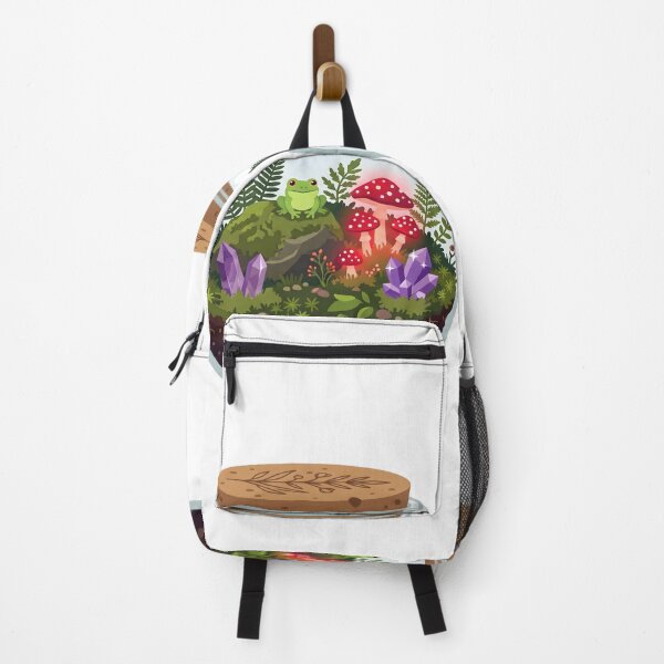 Item preview, Magical Goblincore Frog Mushroom Terrarium designed and sold by DownloSpace.