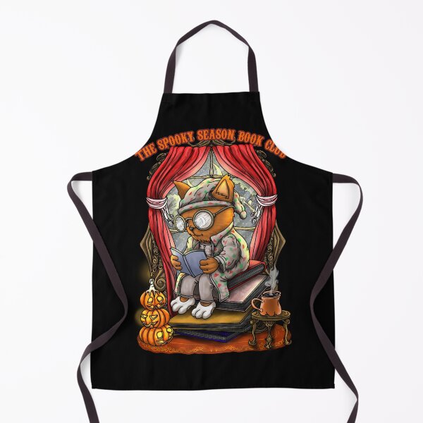 Item preview, Spooky Season Book Club – Cozy Cat Reading designed and sold by Migiteart.
