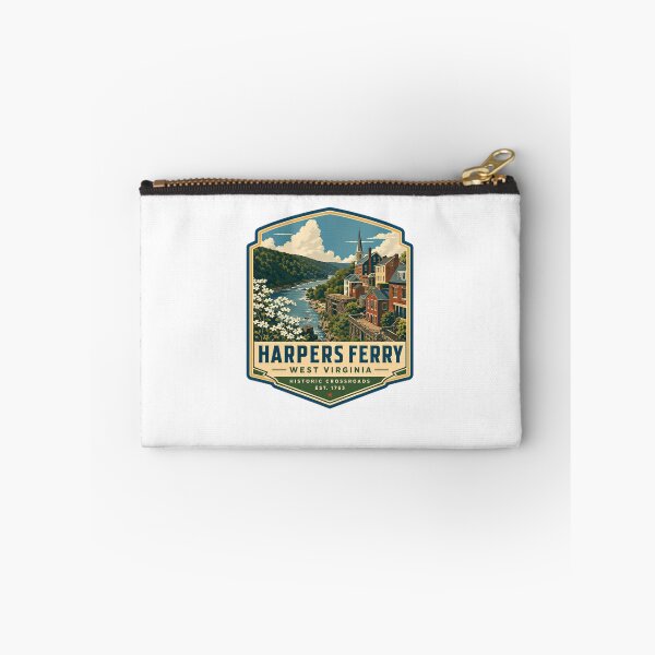 Item preview, Harpers Ferry West Virginia Historic Crossroads Est 1763 Travel Souvenir designed and sold by Star3NowForMe.