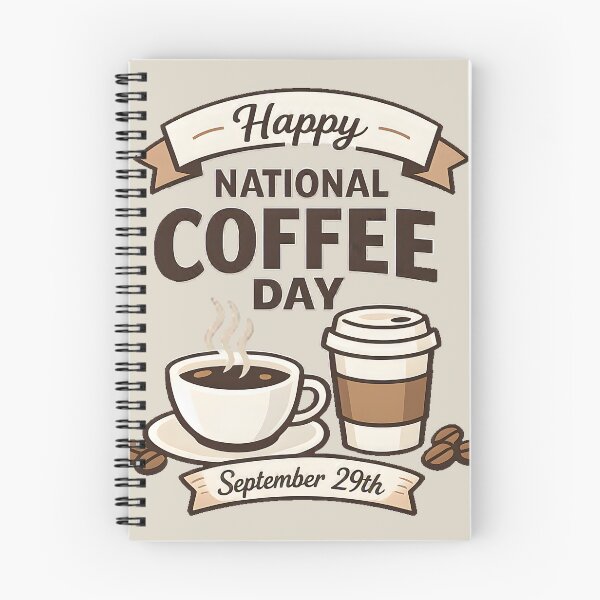 Item preview, National Coffee Day September 29th  designed and sold by ZanyPaintbrush.