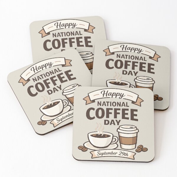 Item preview, National Coffee Day September 29th  designed and sold by ZanyPaintbrush.