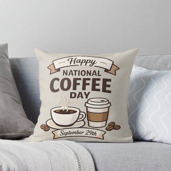 Item preview, National Coffee Day September 29th  designed and sold by ZanyPaintbrush.