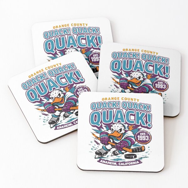 Item preview, Retro Hockey Duck Orange County designed and sold by EddieAlle72271.