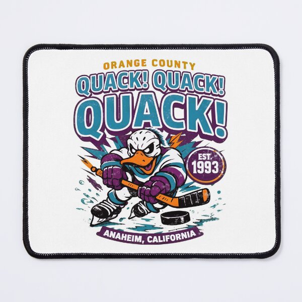 Item preview, Retro Hockey Duck Orange County designed and sold by EddieAlle72271.