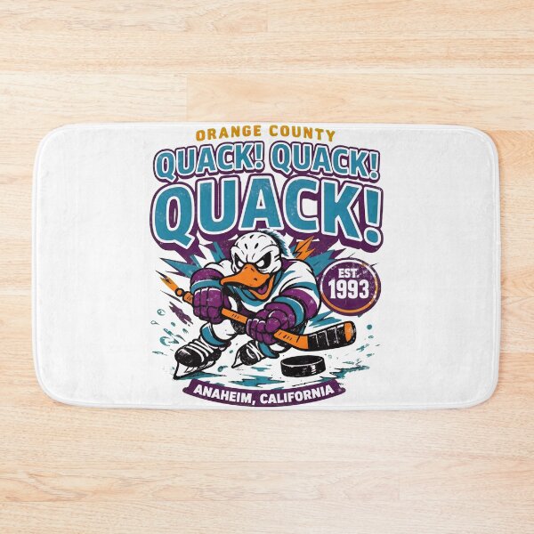 Item preview, Retro Hockey Duck Orange County designed and sold by EddieAlle72271.