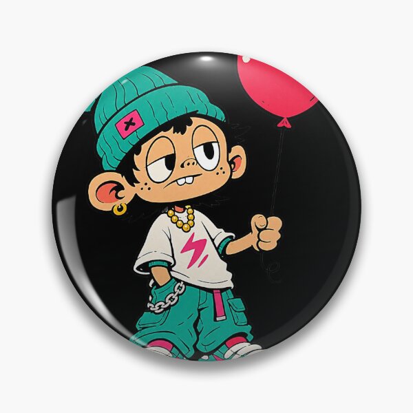 Item preview, Chill Urban Kid Holding Red Balloon designed and sold by Creatby7030.