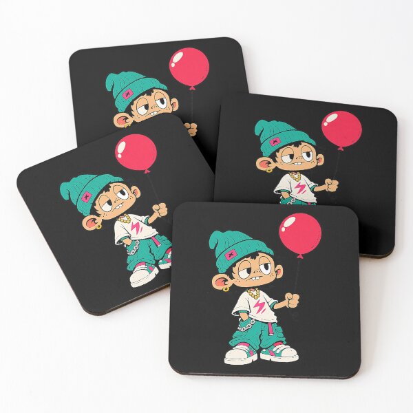 Item preview, Chill Urban Kid Holding Red Balloon designed and sold by Creatby7030.