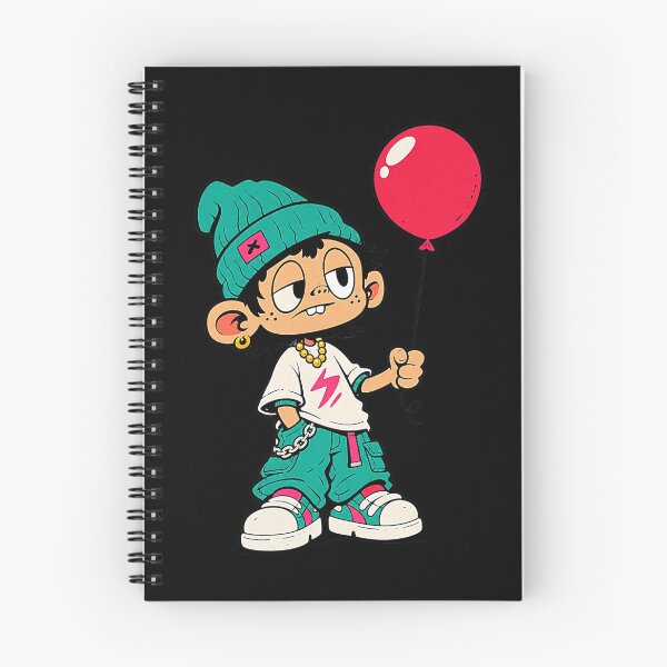 Item preview, Chill Urban Kid Holding Red Balloon designed and sold by Creatby7030.
