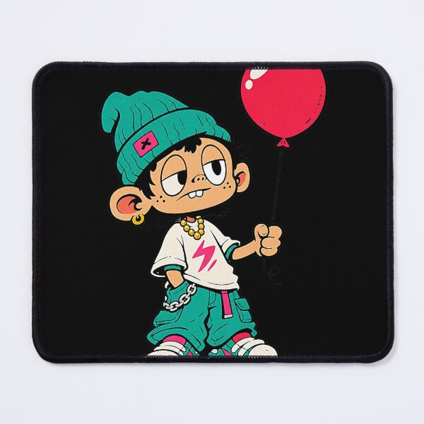 Item preview, Chill Urban Kid Holding Red Balloon designed and sold by Creatby7030.