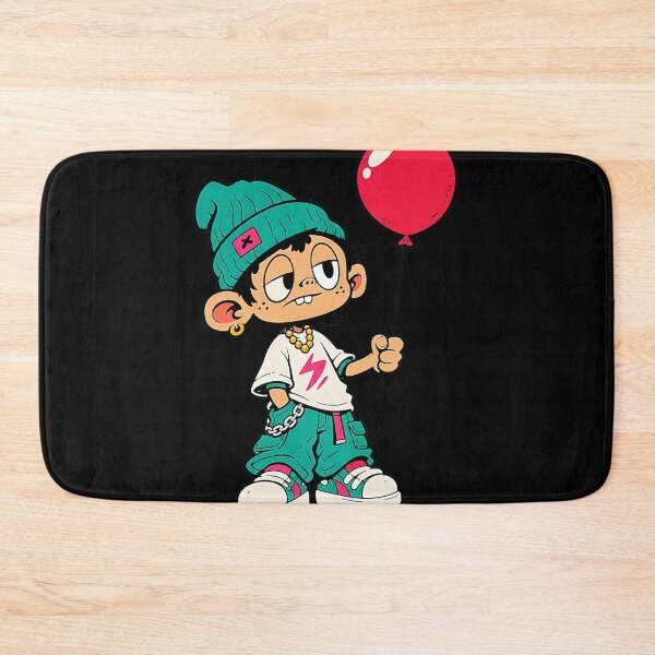 Item preview, Chill Urban Kid Holding Red Balloon designed and sold by Creatby7030.