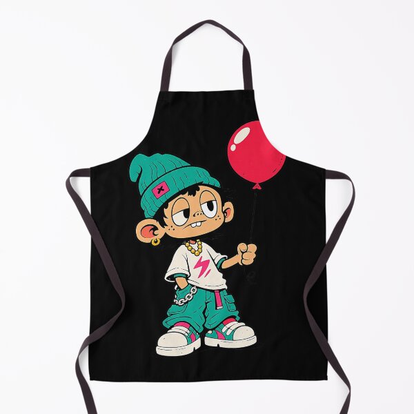 Item preview, Chill Urban Kid Holding Red Balloon designed and sold by Creatby7030.