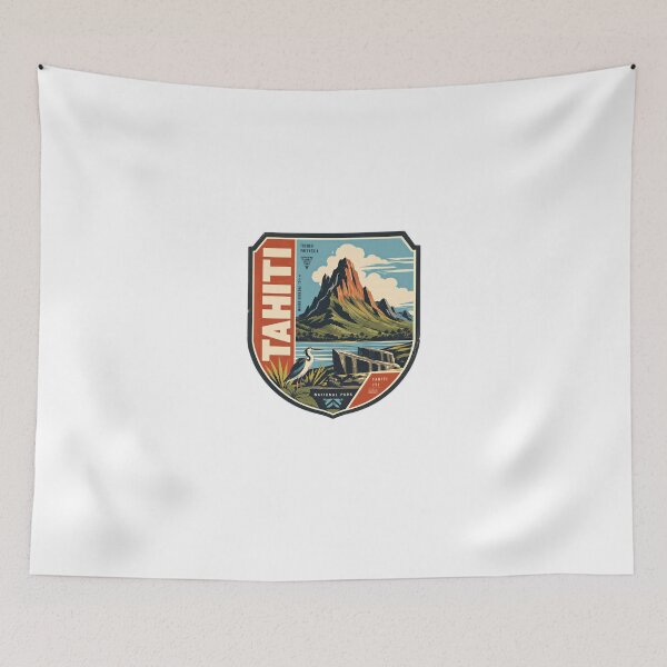 Item preview, Tahiti French Polynesia Mount Orohena National Park Travel Souvenir designed and sold by Star3NowForMe.