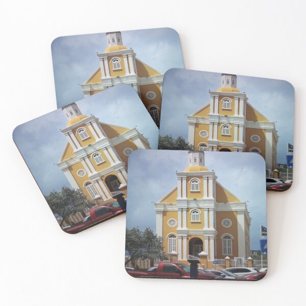 Item preview, Historic Yellow Church Facade designed and sold by Anshikakhakur.