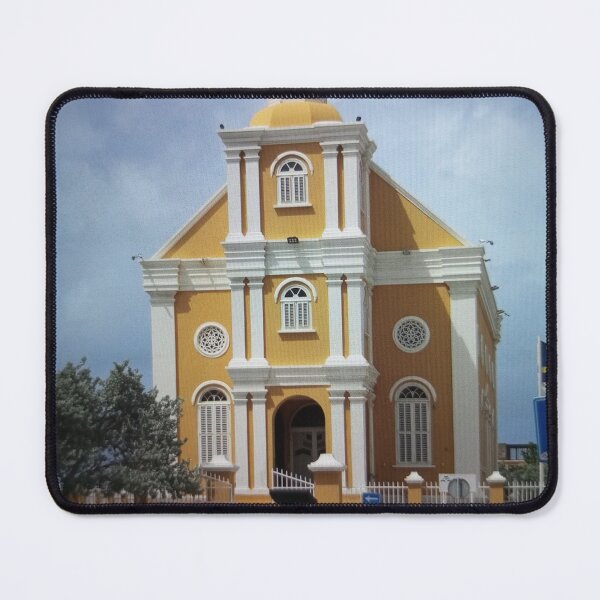 Item preview, Historic Yellow Church Facade designed and sold by Anshikakhakur.