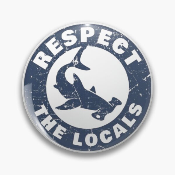 Item preview, Respect the Locals – Marine Awareness Emblem designed and sold by WATEKE.