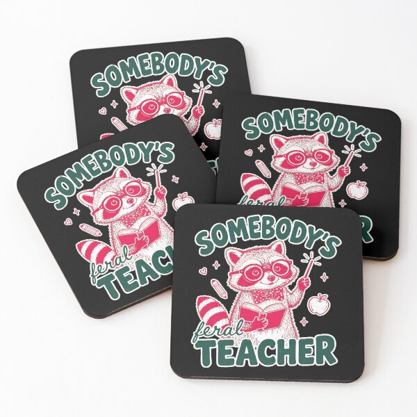 Item preview, Somebody's Feral Teacher Raccoon Teaching Funny School designed and sold by felixpalette.
