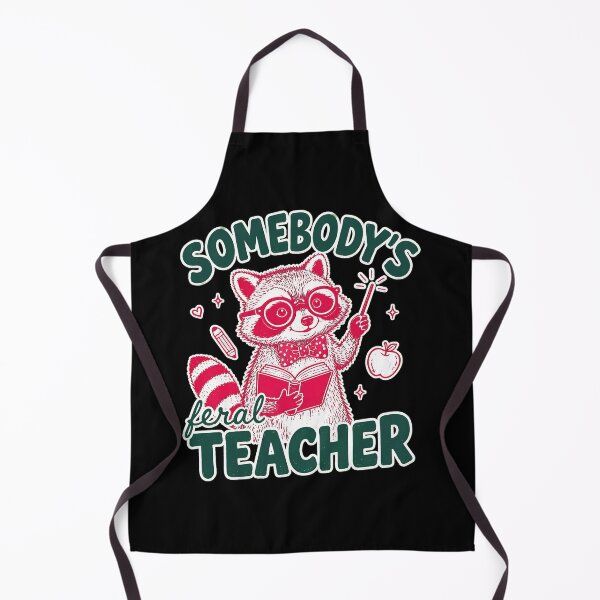 Item preview, Somebody's Feral Teacher Raccoon Teaching Funny School designed and sold by felixpalette.