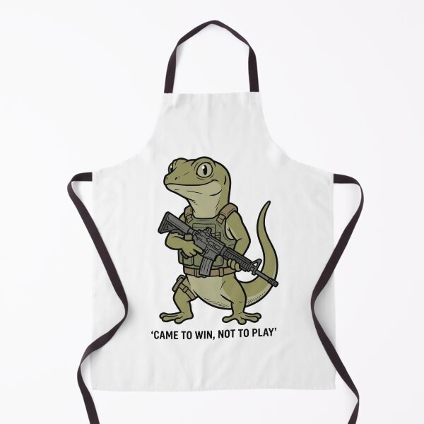 Item preview, Tactical Gecko Came To Win Not To Play Funny Lizard Military Gun Humor designed and sold by raedattia.