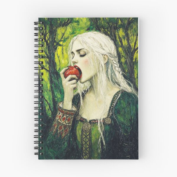 Item preview, The Poison Apple: Dark Fairytale Maiden & Forest Fine Art designed and sold by chihuahuashower.