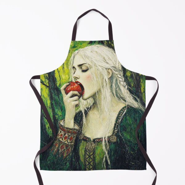 Item preview, The Poison Apple: Dark Fairytale Maiden & Forest Fine Art designed and sold by chihuahuashower.