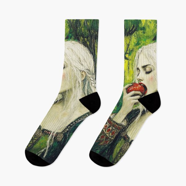 Item preview, The Poison Apple: Dark Fairytale Maiden & Forest Fine Art designed and sold by chihuahuashower.