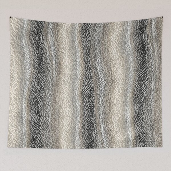 Item preview, Koi Fish Scale Texture – Cream & Charcoal Pattern designed and sold by annenambiro.