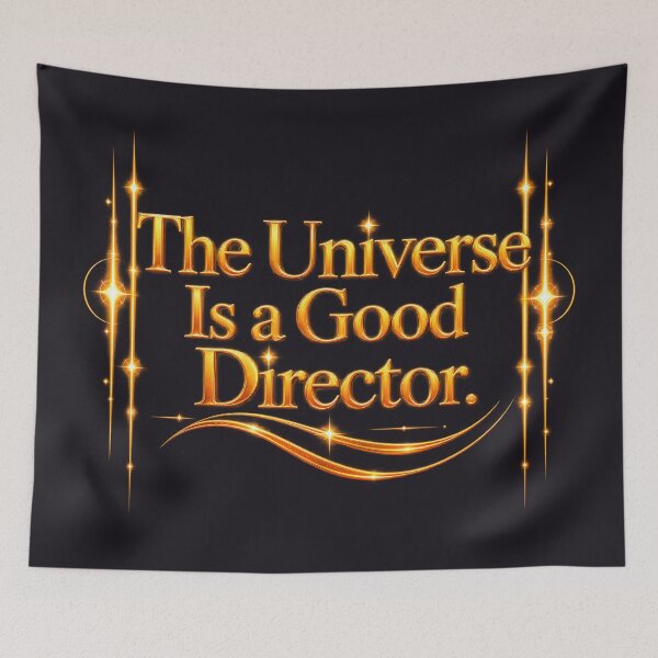 Item preview, The Universe Is a Good Director. designed and sold by MaxDreamsArt.