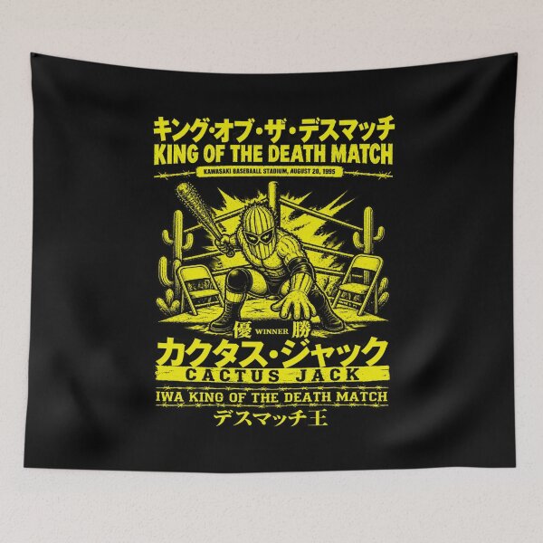 Item preview, Cactus Jack Iwa Japan Deathmatch Bracket Retro designed and sold by Evakenyon.