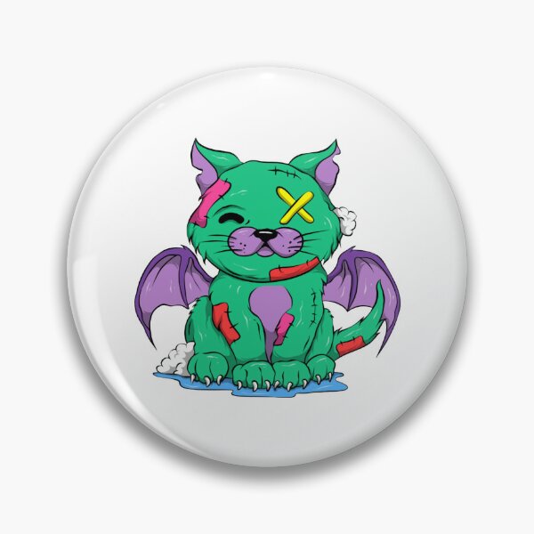 Item preview, Kitty Cat Halloween Streetwear Cute Creepy Kawaii Art designed and sold by KIEVSTUDIO.