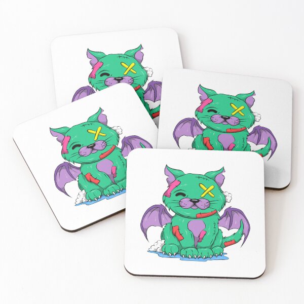 Item preview, Kitty Cat Halloween Streetwear Cute Creepy Kawaii Art designed and sold by KIEVSTUDIO.