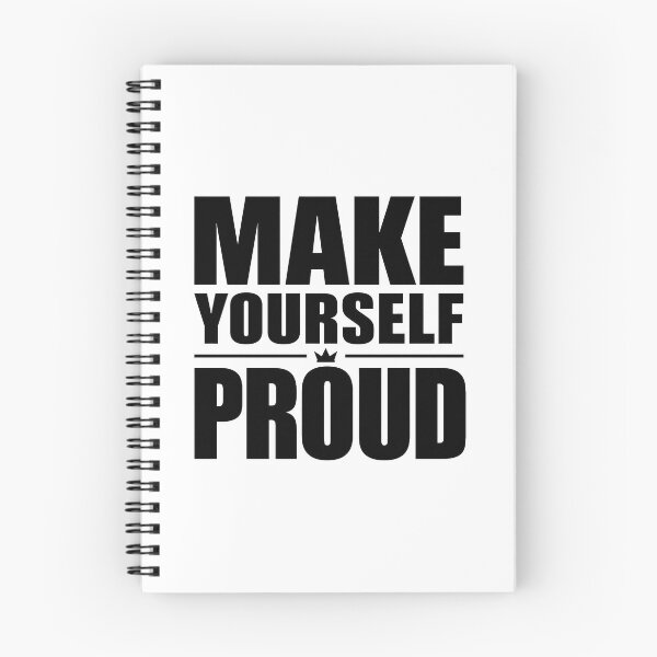 Item preview, Make Yourself Proud – Bold Motivational Typography designed and sold by Lovestickerco.