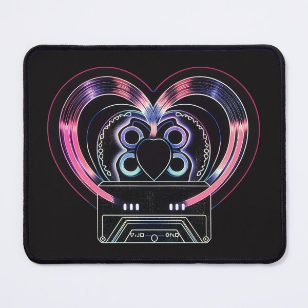 Item preview, a heart from a cassette designed and sold by RetroWaveArtCo.