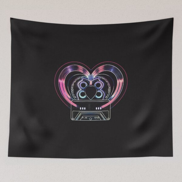 Item preview, a heart from a cassette designed and sold by RetroWaveArtCo.