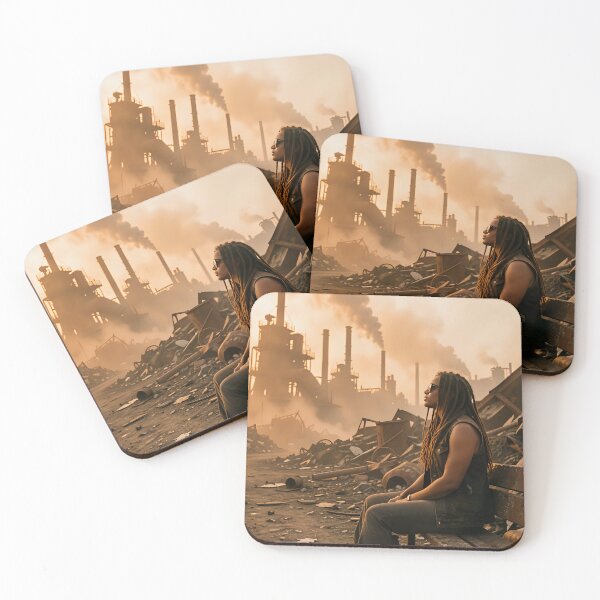 Item preview, Peaceful silence in the haze of the industrial ruins designed and sold by VoidVeilStudio.